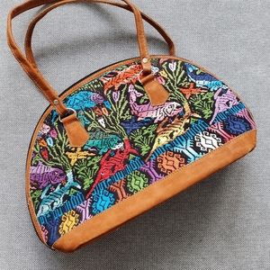 Woven Shoulder Purse